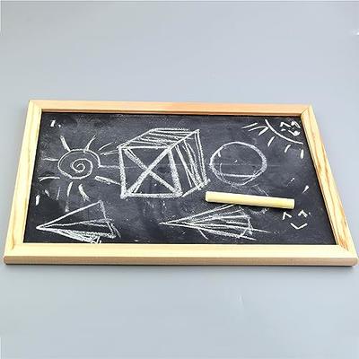 12 X 8 Inches Mini Wall Hanging Black Chalkboard Vintage Non-Magnetic  Wooden Frame Chalk Board for School Office Supplies