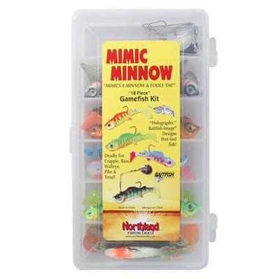 Northland Fishing Tackle Mimic Minnow Gamefish Swimbait Lure Kit, Assorted  Sizes and Colors for Walleye, Bass, Pike - Yahoo Shopping