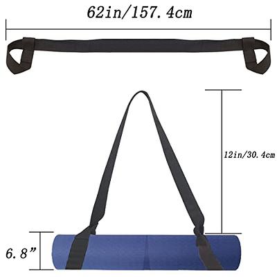 Tenalleys 1Pcs Black Adjustable Yoga Mat Strap Multi-Purpose Straps Easy-Cinch  Yoga Mat Sling for Carrying Training Equipment, 62inch (Yoga Mat Not  Included) - Yahoo Shopping