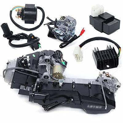 150CC GY6 Complete Engine Motor For Long Case 110cc-150cc GY6 Scooter ATV Go -Kart, 4-Stroke Engine Motor Auto Clutch Single Cylinder Motor with  Electric/Kick Starter, For Scooter ATV Go Kart - Yahoo Shopping