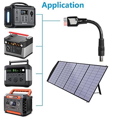 iHaospace XT60i Solar Panel Charging Cable 10FT, 12AWG Solar to