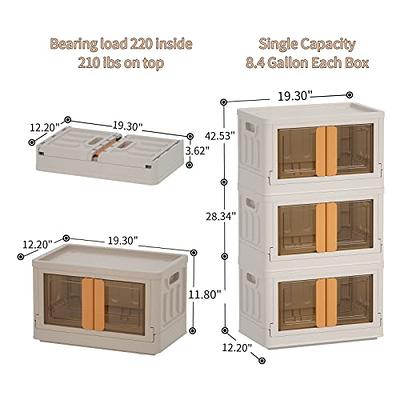 Space-saving folding containers