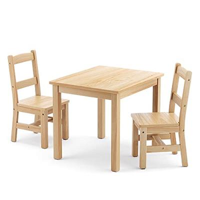 Brelley Kids Table and 4 Chairs Set, Height Adjustable Toddler Table and  Chair Set, Graffiti Desktop, Non-Slip Legs, Max 300lbs, Children