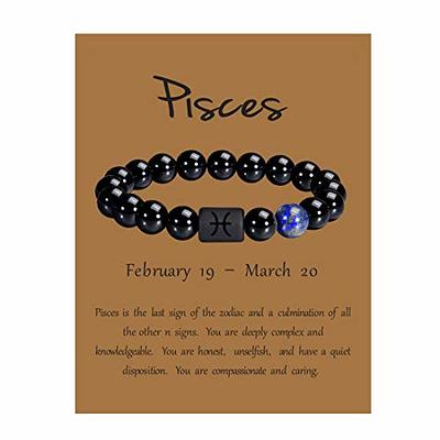 Zodiac Jewelry, Zodiac Bracelet, Gemstone Bracelet, Zodiac Charms