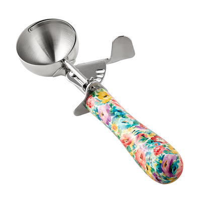Thyme & Table Ice Cream Scoop with Brushed Gold Finish and Comfortable Grip