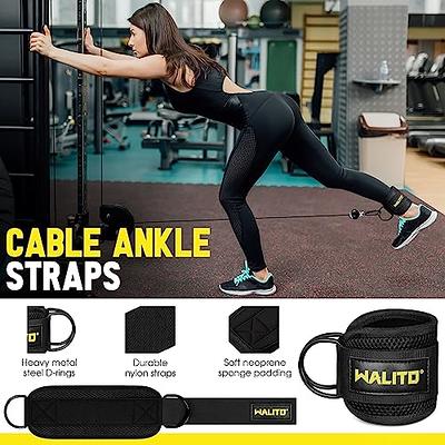 Premium Barbell Pad Set for Hip Thrusts - Squat Pad for Barbell Lunges,  Bench Press, with 2 Gym Ankle Straps, Hip Resistance Bands – Gym  Accessories