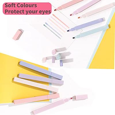 6 Colors Aesthetic Highlighters, Assorted Colors Cute Pastel Highlighters  Set with Soft Chisel Tip, No Bleed Dry Fast Easy to Hold Aesthetic Pens for  School Office Supplies - Yahoo Shopping