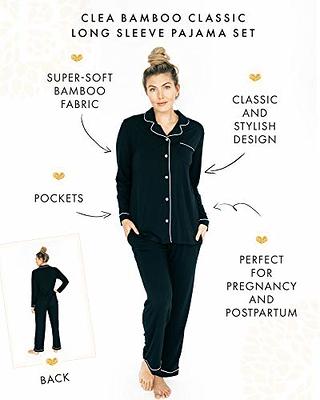 Kindred Bravely Clea Bamboo Classic Long Sleeve Maternity & Nursing Pajama  Set (Black, X-Large) - Yahoo Shopping