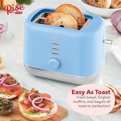 Mueller Retro Toaster 2 Slice with 7 Browning Levels and 3 Functions:  Reheat