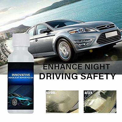 DASHENRAN Yearpapier Headlight Restore, Innovative Headlight Repair Polish  Spray, Keep Clear Headlight Coating (50ml, 2pcs) - Yahoo Shopping