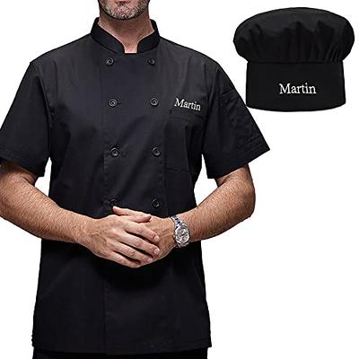 chef shirt Chef Jacket Long Adjustable Sleeve Men Women Unisex Cook Coat  Restaurant Hotel Kitchen Wear