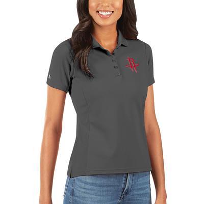 Women's Antigua Black Philadelphia Eagles Legacy Pique Polo 