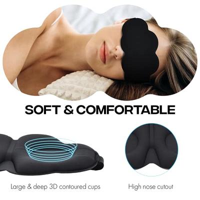 ZIMASILK Adjustable Pure Mulberry Silk Sleep Mask, 3D Contoured Cup Eye  Mask for Sleeping, Super Soft Breathable Blindfold, Perfect Blocks Light  for