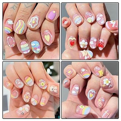 5 Sheets Flower Nail Art Stickers Cute Colorful Jelly Nail Stickers 5D  Embossed Self Adhesive Gummy …See more 5 Sheets Flower Nail Art Stickers  Cute