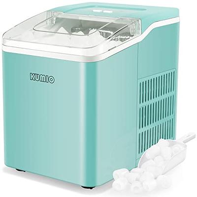 KUMIO Ice Makers Countertop, 9 Bullet Ice Ready in 6-8 Mins, 26.5 lbs/24  hrs, Self-Cleaning Ice Maker, Portable Ice Machine with Ice Scoop & Basket,  Blue - Yahoo Shopping