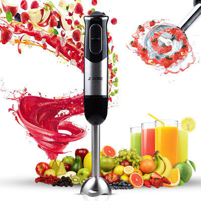 Better Chef Dualpro Handheld Immersion Blender / Hand Mixer In Red : Target