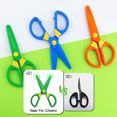 Plastic Child-Safe Scissor Set, Toddlers Training Scissors, Pre-School  Training