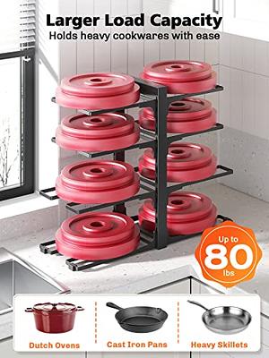 MUDEELA 6 Tier Heavy Duty Pan Organizer – Mudeela