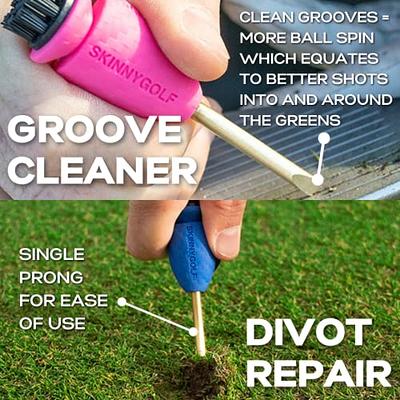 Skinny Golf Pocket Caddie club face / groove cleaning brush