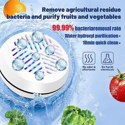 Fruit and Vegetable Washing Machine, Fruit and Vegetable Cleaner Device,  Kitchen Gadget Food Purifier for Deep Cleaning Fruits, Vegetables, Rice,  Meat and Tableware (Black) - Yahoo Shopping