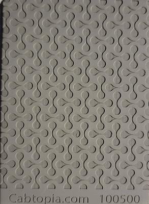 Cabtopia, Modern Barbell, Texture Mat For Clay, Clay Pattern Stamps, Imprints