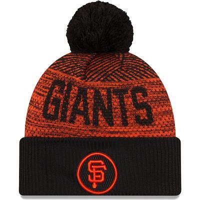 New Era Knit San Francisco Giants Champion Patch Black Beanie