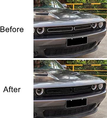 Voodonala for Challenger Front Grille Radiator Grille Inserts Grillwork  Trim for 2015-2024+ Dodge Challenger Exterior Accessories, ABS Matte Black  2pcs - Yahoo Shopping