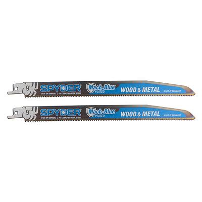 Spyder Mach Blue Bi metal 9 in 10 14 TPI Wood Metal Cutting