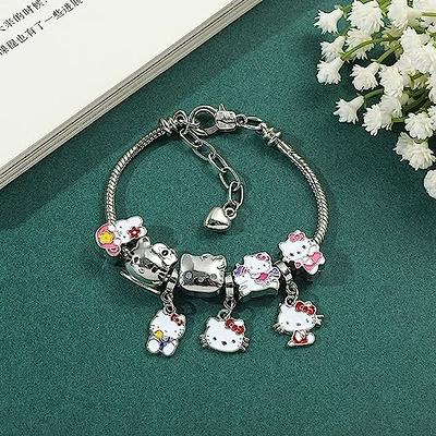 VTELI Cute charm bracelet for women and Girls with kitty cat style, This  kids' chain bracelet is perfect for girls and makes an ideal birthday gift  for them. - Yahoo Shopping