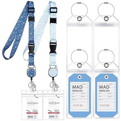 Cruise Lanyard with ID Holder, GreatShield Resealable Cruise ID Tag Holder  with Black Lanyard - 2 Pack - GreatShield