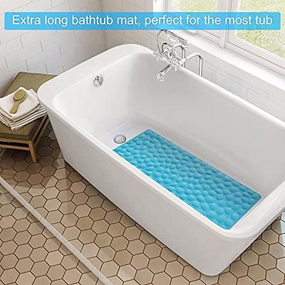 Ray Star Bathtub Mat Non-Slip Shower Mats for Tub, 36inx17in Inch, Bath Mat  for Tub with Suction Cups and Drain Holes, Washable, Soft on Feet, Easy  Clean, Beige 