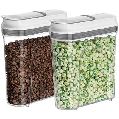 Plastic Containers with Lids for Storage Airtight Cereal Container