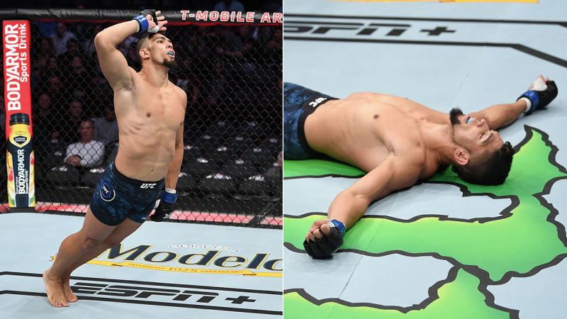 UFC 235: Johnny Walker dislocates shoulder in embarrassing