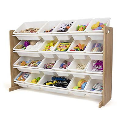 Humble Crew Extra Large Toy Storage Organizer with 20 Storage Bins, Primary Colors