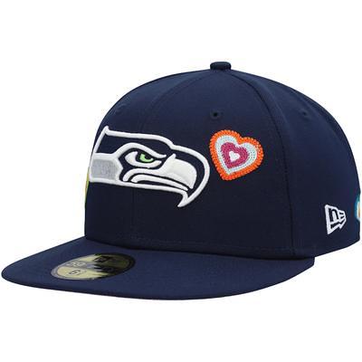 Youth New Era College Navy Seattle Seahawks Sideline Home 9FIFTY Snapback  Hat