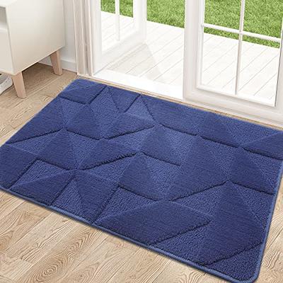 Color G Door Mats Indoor, 24x36 Navy Front Door Mat Indoor Door Rugs for  Entryway Indoor, Inside Door Mats Absorbent Floor Mat, Non Slip Washable