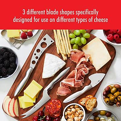 4-Piece Unique Cheese Knife Set  Stainless Steel Charcuterie