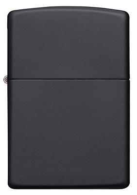 Visol Black Matte Lighter with Initial V