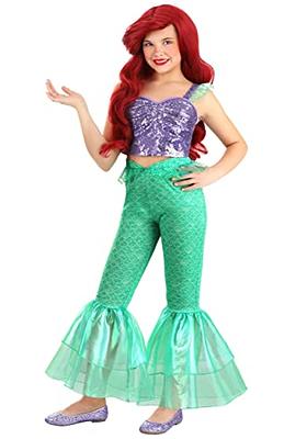 Disney The Little Mermaid Ariel 2-Piece Costume Set for Girls  Kids Sequin  Pattern Mermaid Halloween Party Outfit S - Yahoo Shopping