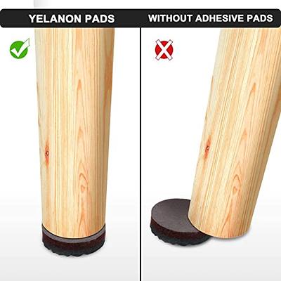 Stay! Anti Slip Furniture Pads - Round Furniture Stoppers to Prevent Sliding  for Hardwood Floors and Carpets - Non Skid Chair and Couch Slide Stopper -  Floor Protector Gripper Feet, Set of