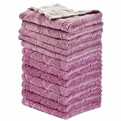 Homaxy 12pcs Microfiber Cleaning Cloth Kitchen Dish Cloths Towel