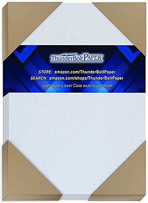 200 Light Blue Parchment 60# Text (=24# Bond) Paper Sheets - 5.5 X