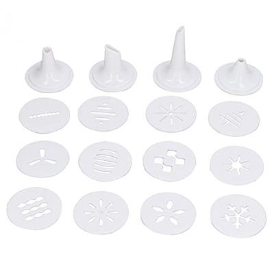 Serlium Electric Cookies Press,Cookie Making kit Homemade Baking Tool with  9 Discs and 1 Icing Tip for Cake Dessert DIY Maker and Decoration Baking