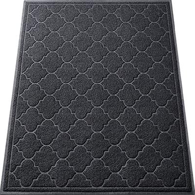 Schulenburg Indoor Door Mat Canora Grey Color: Blue/Gray, Mat Size: 0.08''  H x 60'' W x 36'' L - Yahoo Shopping