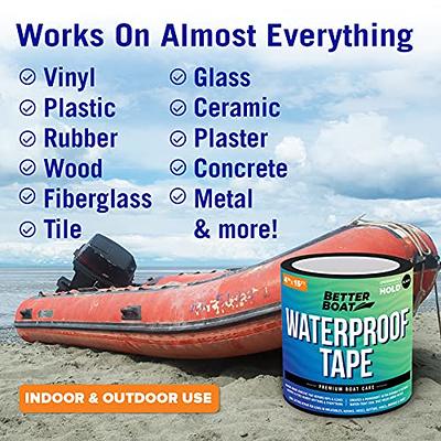 Clear Waterproof Tape for Leaks Thick Heavy Duty Water Proof Tape Sealing Marine Grade Outdoor Pools Gutter Underwater, Stop Leak Seal Tape