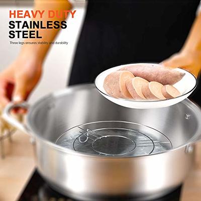 VENTION Large Steamer for Cooking, 3 Tier Steamer Pot, 13 2/5 Inch  Stainless Steel Steamer, Steam Pots for Cooking