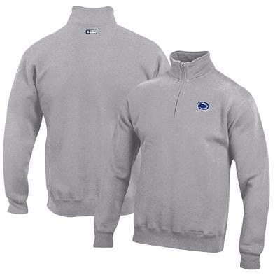 Men's Antigua Heathered Charcoal Detroit Lions Action Quarter-Zip Pullover  Sweatshirt