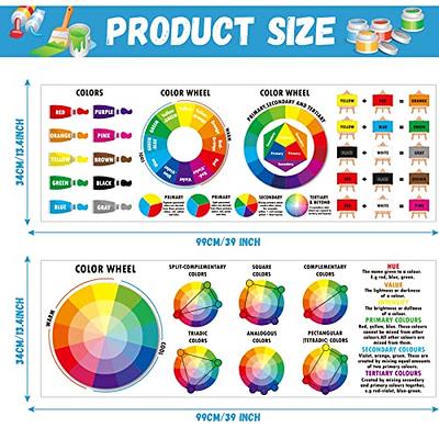 Art Color Classroom Banner Color Wheel Poster for Teachers Students Color  Theory Knowledge Sign Bulletin Board Art Educational Library Wall  Decorations Pre School Elementary Middle School Supplies - Yahoo Shopping