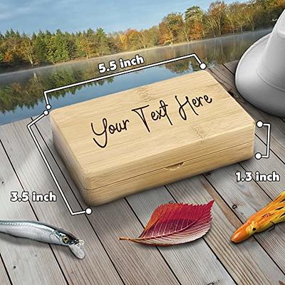 Engraved Fishing Box, Fishing Tackle Box, Laser Engraved Jig Box, Fishing  Gear, Custom Fly Fishing Box