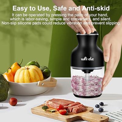 Wancle Food Processor, Multi-Functional Electric Food Chopper, Vegetable  Chopper, One-Touch Operation, Quiet, 350W, 600ML Baby Food Maker for  Grinding, Mixing, Whisking in Kitchen - Yahoo Shopping